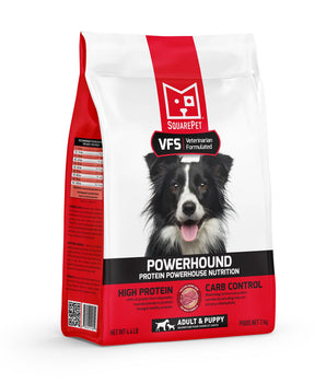 SQUARE PET POWERHOUND RED MEAT 10KG