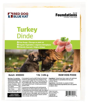 RD FOUNDATIONS TURKEY DOG 1LB