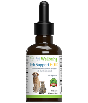 PET WELLBEING ITCH SUPPORT GOLD 2OZ