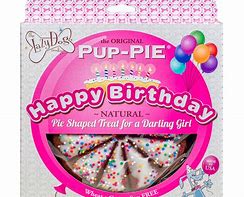 LAZY DOG PUP PIE BIRTHDAY GIRL 6"