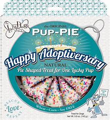 LAZY DOG PUP PIE HAPPY ADOPTION DAY 6"