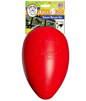 JOLLY PETS EGG RED 12"