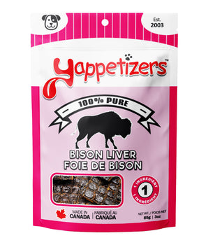 YAPPETIZERS BISON LIVER 85G