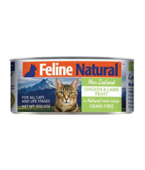 FELINE NATURAL CHICK/LAMB CAT CAN 3OZ