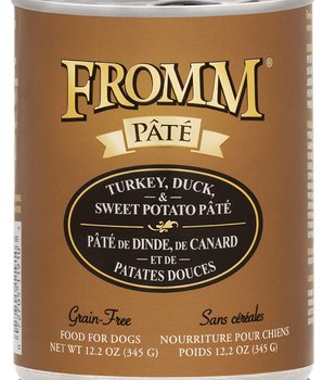 FROMM TUR/DUCK/SP GF PATE DOG CAN 12.2OZ