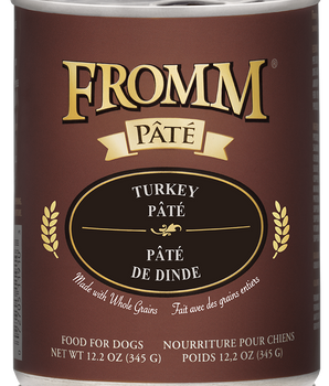 FROMM TURKEY PATE DOG CAN 12OZ