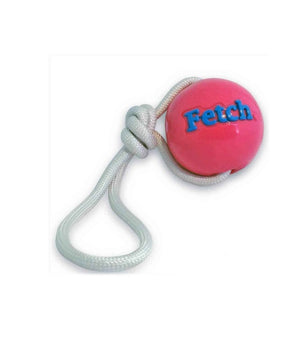 PD ORBEE FETCH BALL W/ROPE PINK