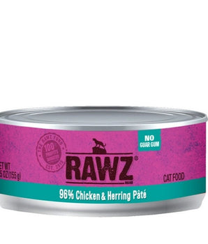 RAWZ 96% CHIC/HERR PATE CAT CAN 156G