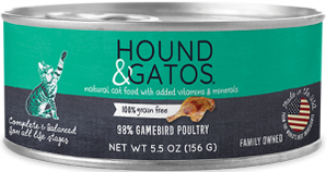HOUND & GATOS GAMEBIRD CAT CAN 5.5OZ
