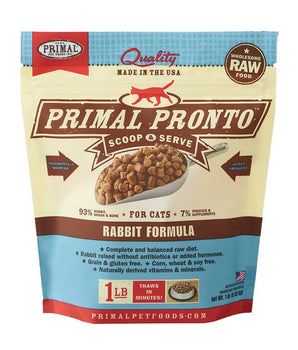 PRIMAL PRONTO RABBIT CAT 1LB