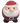 HUGGLEHOUND RUFF-TEX SANTA BALL SM