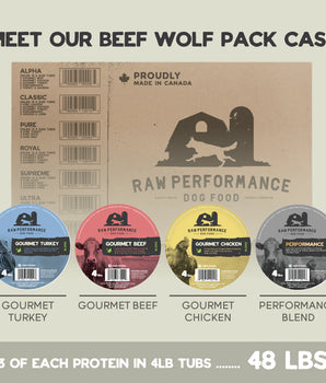 RP BEEF WOLF PACK VARIETY CASE 12X4LB
