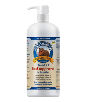 GRIZZLY SALMON OIL DOG 32OZ