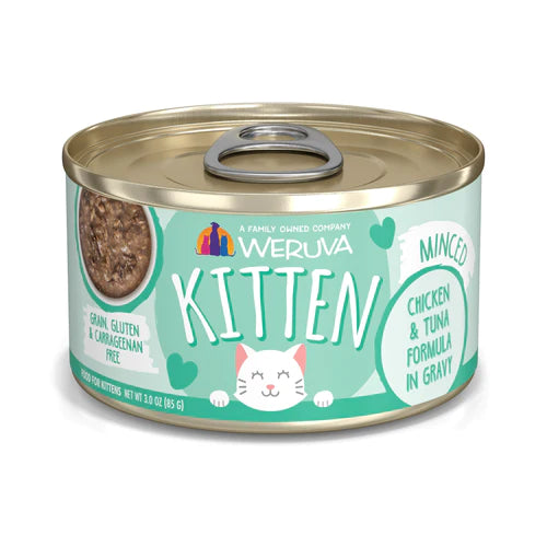 WERUVA KITTEN CHICK/TUNA CAN 3OZ