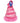 FOU FOU PLUSH CRINKLE BDAY HAT PINK