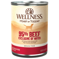 WS 95% BEEF DOG CAN 374G