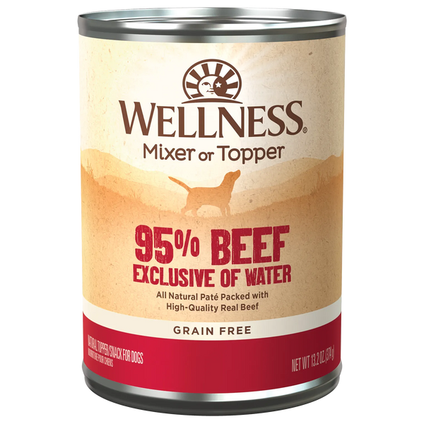 WS 95% BEEF DOG CAN 374G