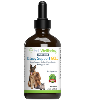 PET WELLBEING KIDNEY SUPPORT GOLD 4OZ