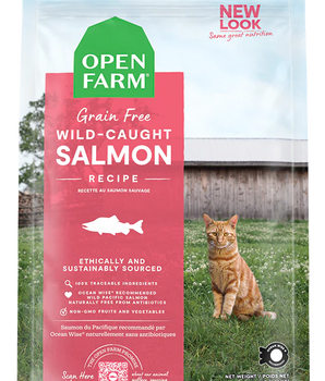 OPEN FARM SALMON CAT DRY 8LB