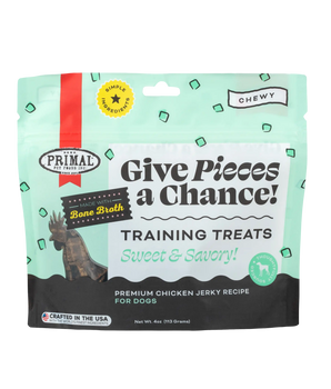 PRIMAL GIVE PIECES CHANCE CHIC DOG 4OZ