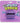 WAGLAB THE SQUIGGLE PURPLE LG