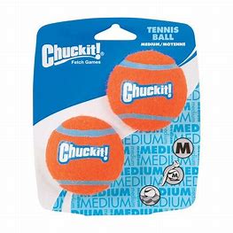 CHUCK IT TENNIS BALL MED 2PK