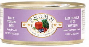 FROMM BEEF/VENISON PATE CAT CAN 5.5OZ