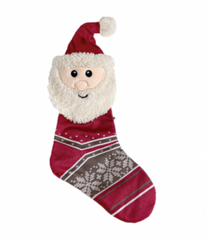 FOU FOU HOLIDAY CRINKLE STOCKNG SANTA