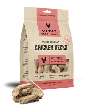 VE DOG FD CHICKEN NECKS TREAT 9OZ