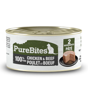 PUREBITES CAT CHIC/BEEF PATE CAN 71G