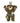 TTAILS PLUSH GRIZZLY BEAR W/SQK 14"