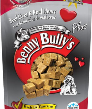 BENNY BULLYS PLUS HEART CAT TREATS 25G