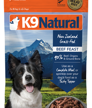 K9 NATURAL BEEF FREEZE DRIED 1.8KG