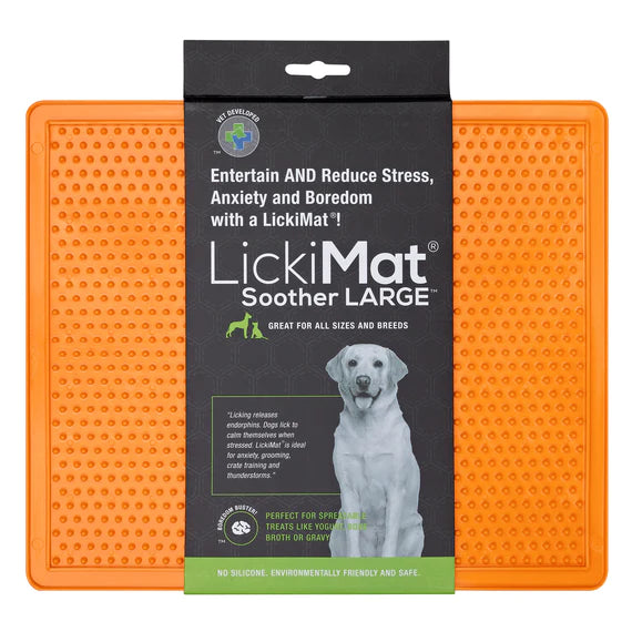 LICKIMAT SOOTHER ORANGE XLG
