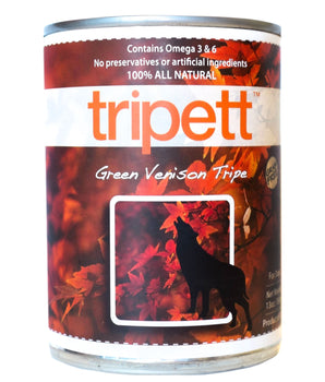 TRIPETT GREEN VENISON TRIPE DOG CAN 396G