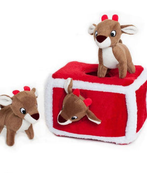 ZIPPY PAWS BURROW REINDEER PEN