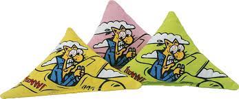 YEOWWW! PURR MUDA TRIANGLES ASSTD