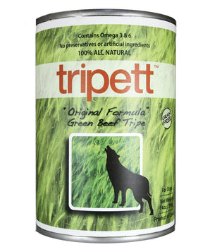 TRIPETT GREEN BEEF DOG CAN 396G