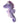 SNUGAROOZ SHELLY SEAHORSE PURPLE 17"