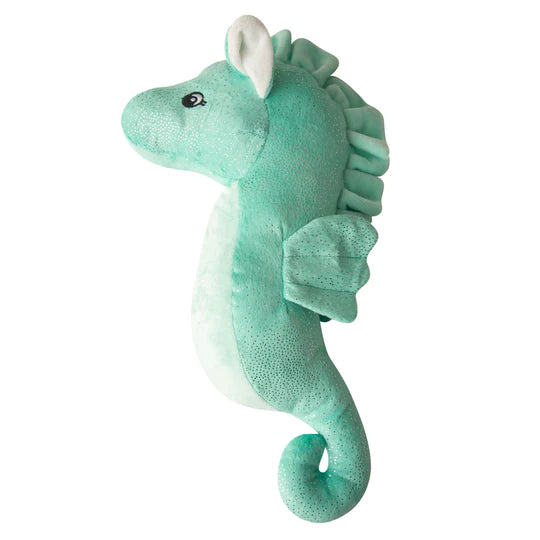 SNUGAROOZ SANDY SEA HORSE TEAL 17"