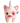 SNUGAROOZ KAT CATICORN DOG PINK 10"